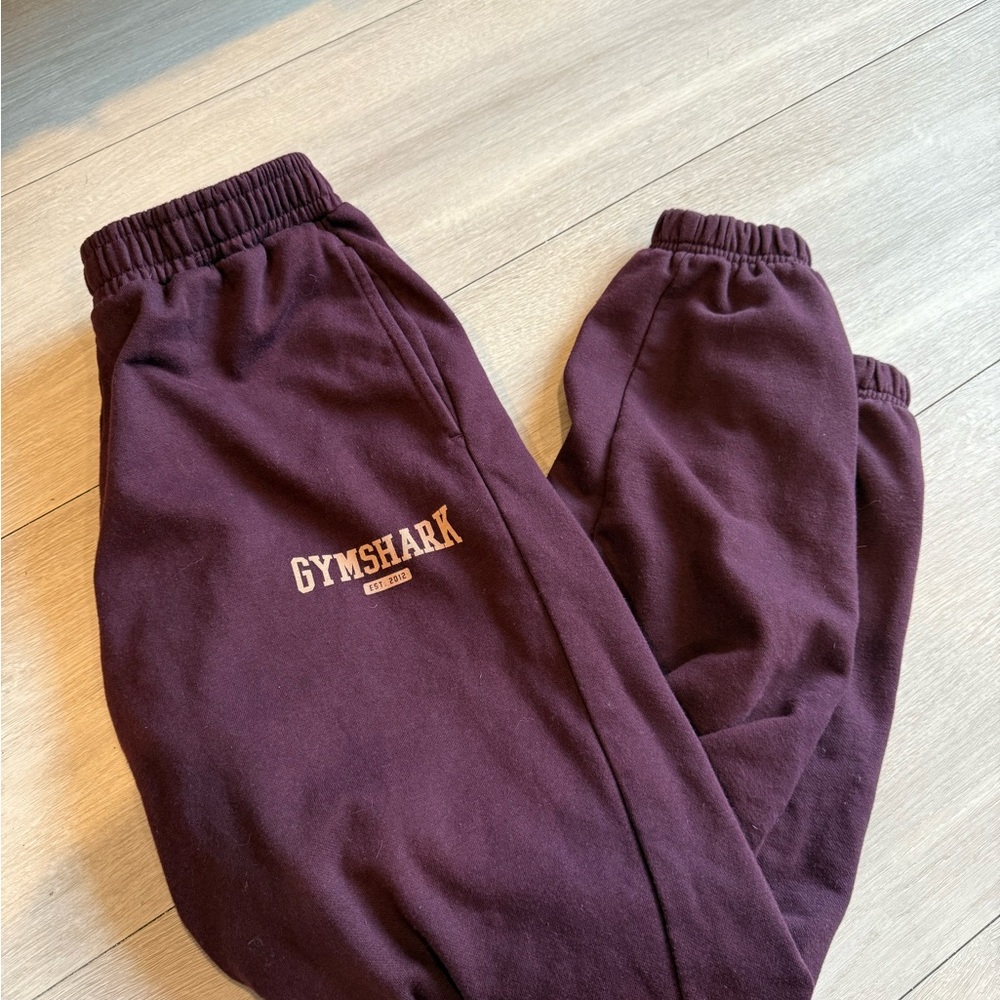 Gymshark Burgundy Joggers
